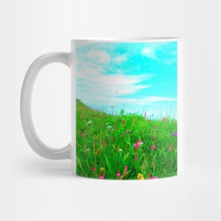 View at different plants in Piani di Ragnolo Mug